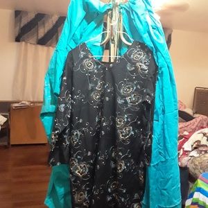 Pakistani women dress kurti shalvar 3 piece Size L